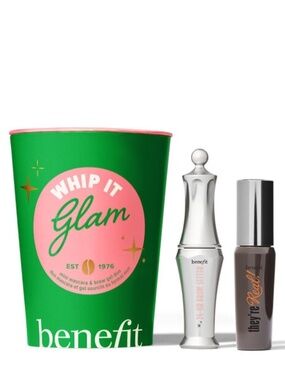 Benefit Whip It Glam Mini Mascara + Brow Set NEW